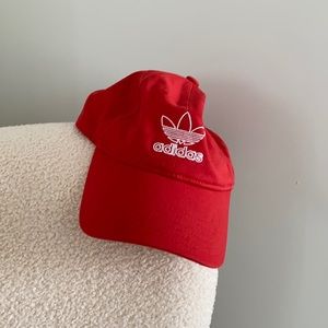 Red adidas baseball cap